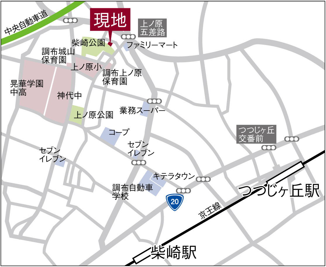 東京都調布市柴崎２丁目　宅地分譲全1区画画像