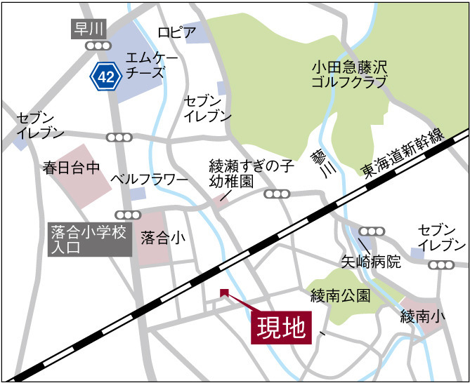 綾瀬市落合南1丁目　宅地分譲全1区画画像