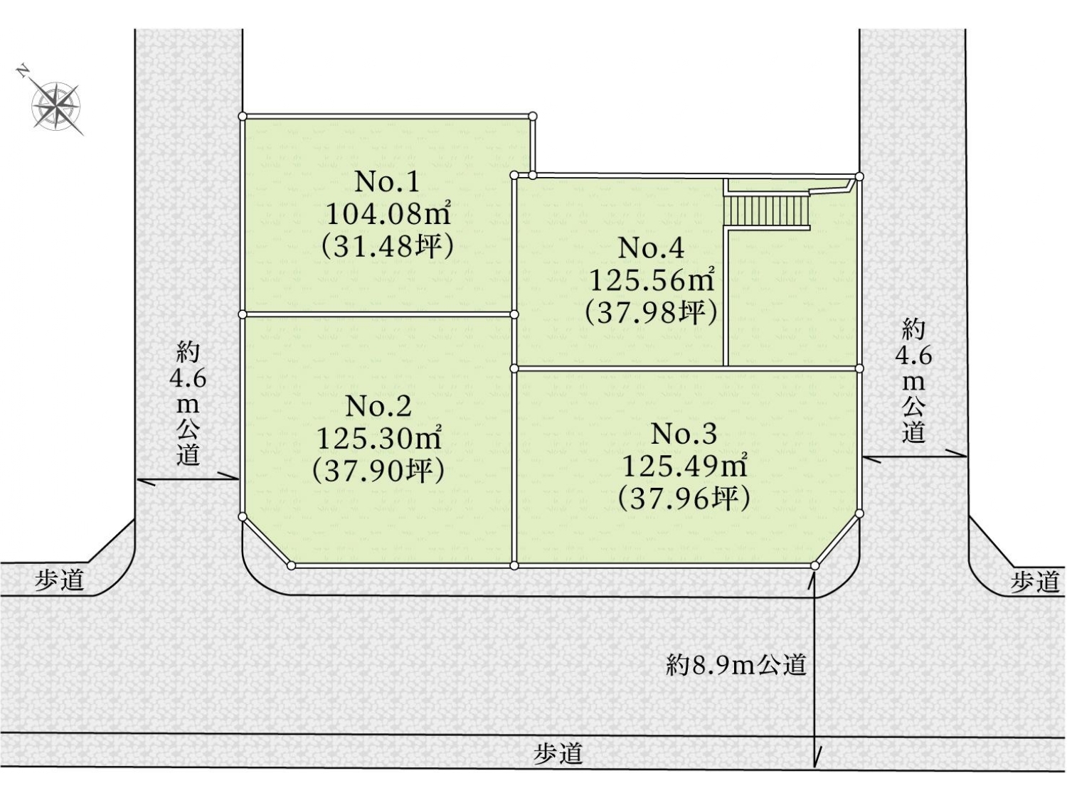 横浜市港北区高田西3丁目　建築条件付宅地分譲全4区画 No.4画像