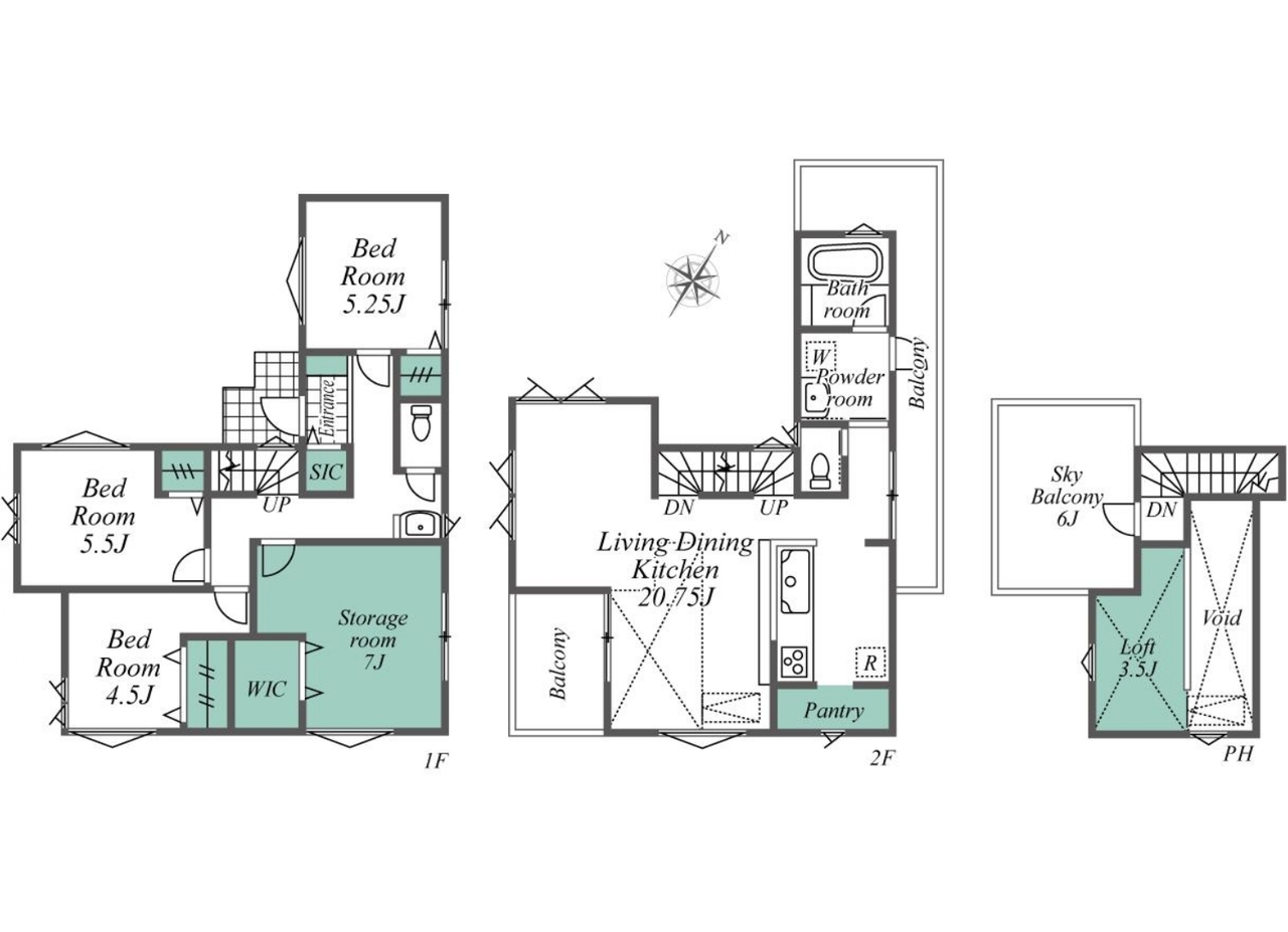 区画図・間取り図