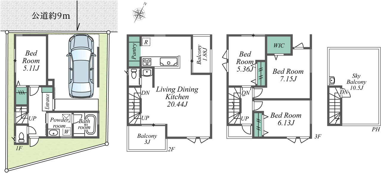 区画図・間取り図