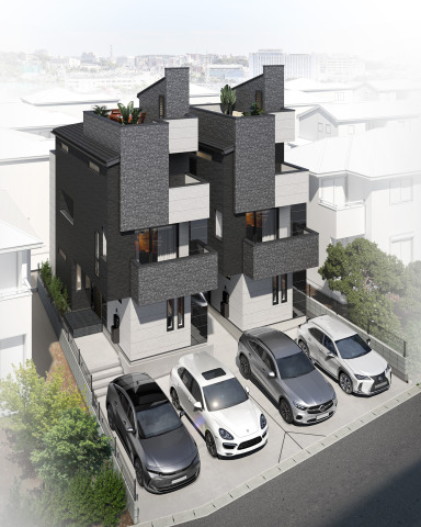 横浜市緑区中山３丁目 2号棟　新築一戸建（右）